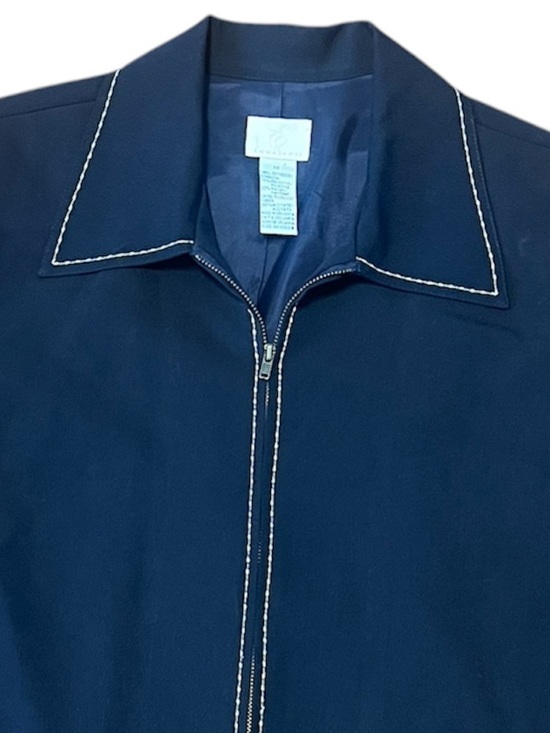Emma James Jackets & Blazers - Emma James Navy Full Zip Blazer Sz 10